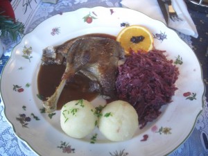 Gänsebraten