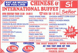 Si Senor - Chinesisches all you can eat Buffet in Puerto Rico